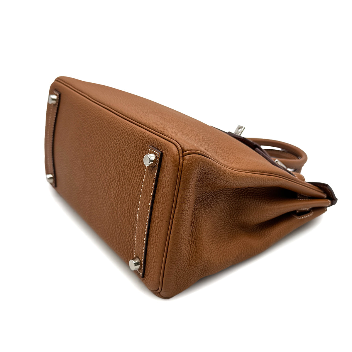 HERMES HAUT A COURROIES 28 GOLD TOGO HAND BAG □I PHW 90306278