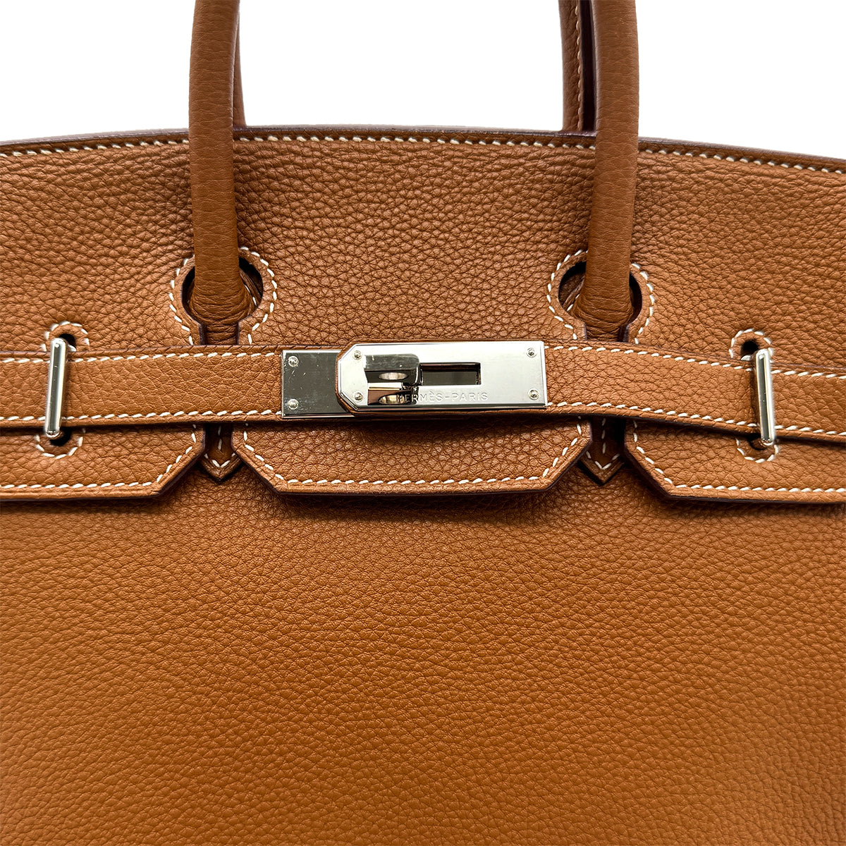 HERMES HAUT A COURROIES 28 GOLD TOGO HAND BAG □I PHW 90306278