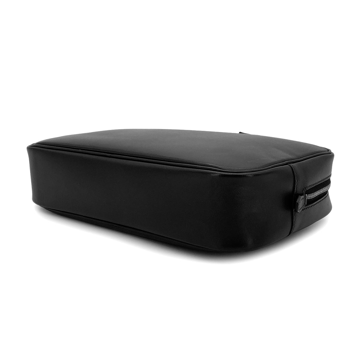 HERMES PLUME ELAN 28 BLACK BOX CALF HAND BAG □G PHW 90306567 - PURPOSE