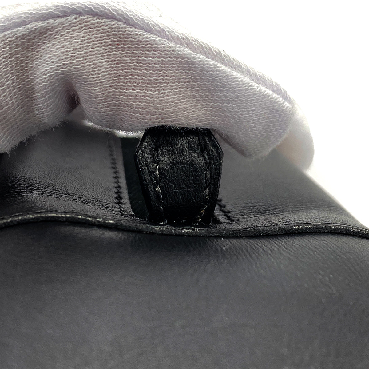 HERMES PLUME ELAN 28 BLACK BOX CALF HAND BAG □G PHW 90306567