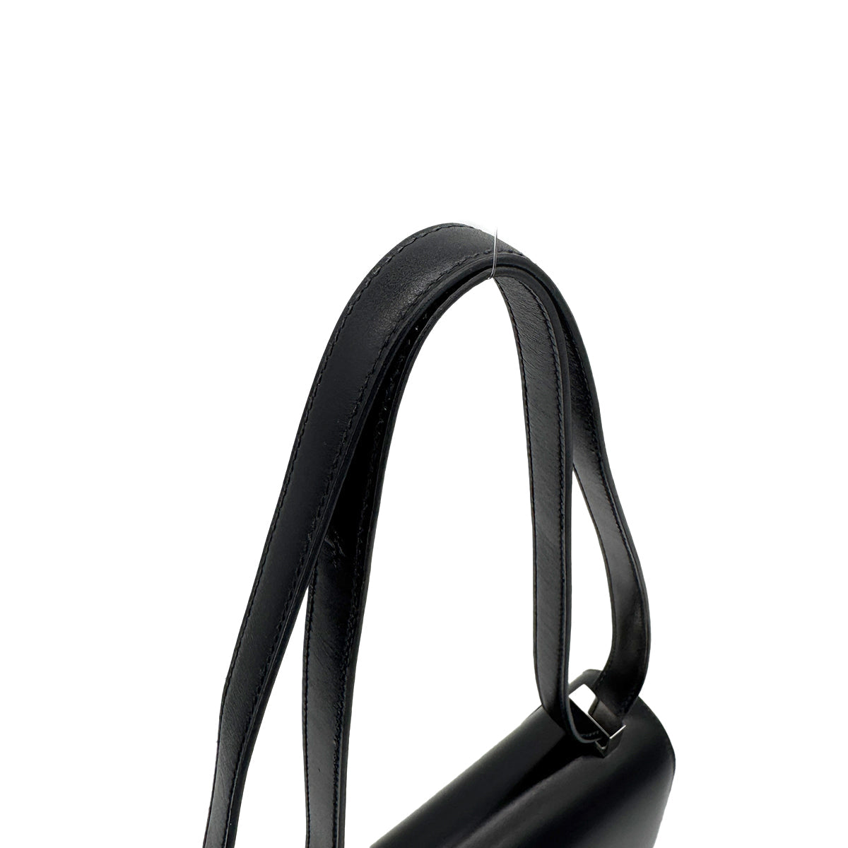 HERMES CONSTANCE 24 BLACK BOXCALF SHOULDER BAG U PHW 90307014