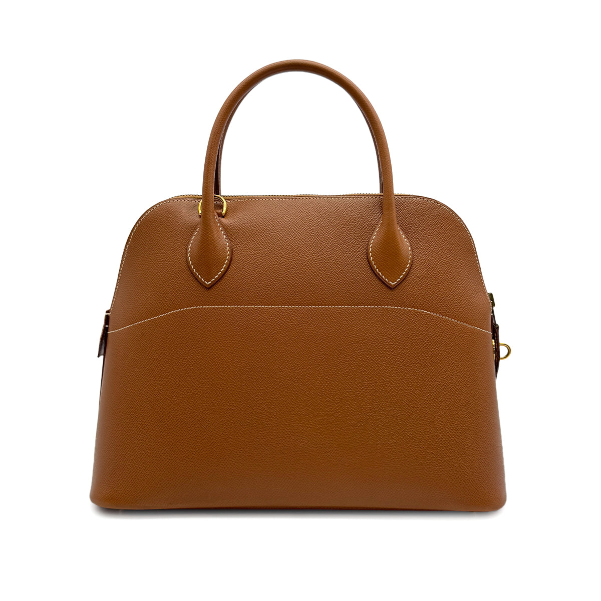 HERMES BOLIDE 31 GOLD COUCHEVEL HAND SHOULDER BAG 〇Z GHW 90307016