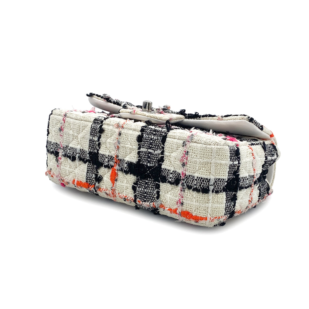 CHANEL MINI MATELASSE 20 CHAIN SHOULDER BAG MULTICOLOR TWEED 90307017