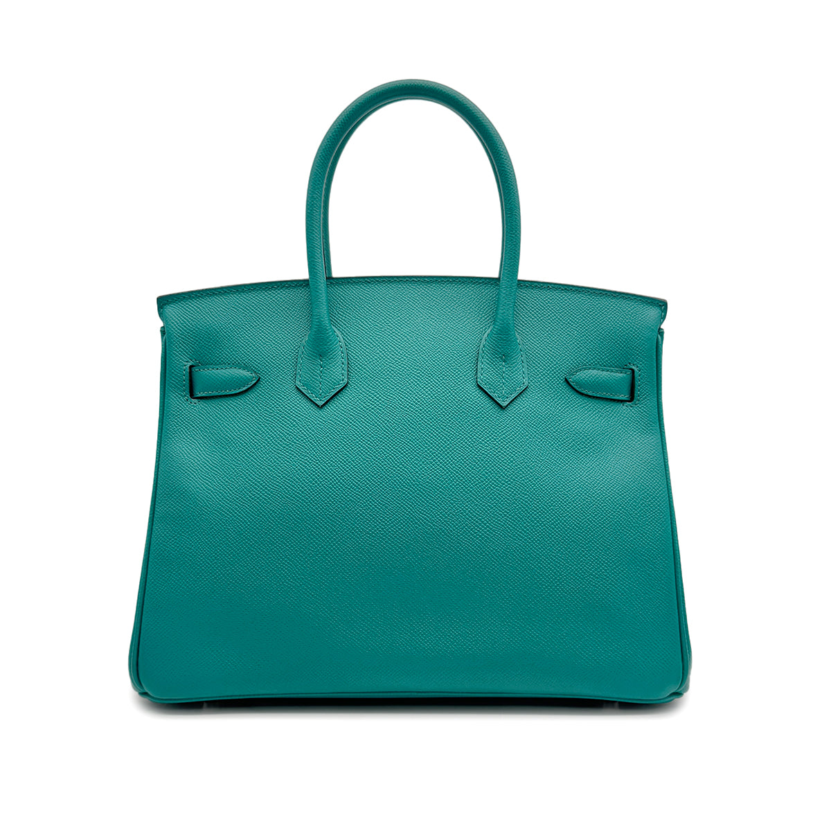 HERMES BIRKIN 30 BLUE PAON VEAU EPSOM HAND BAG X PHW 90307207