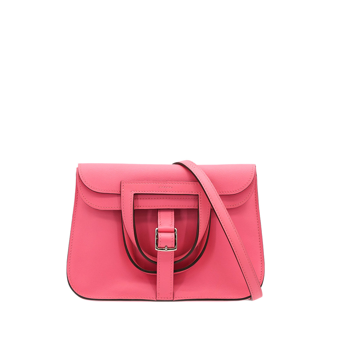 HERMES HALZAN MINI ROSE AZALEE VEAU SWIFT 5WAY HAND SHOULDER BAG A PHW 90307212