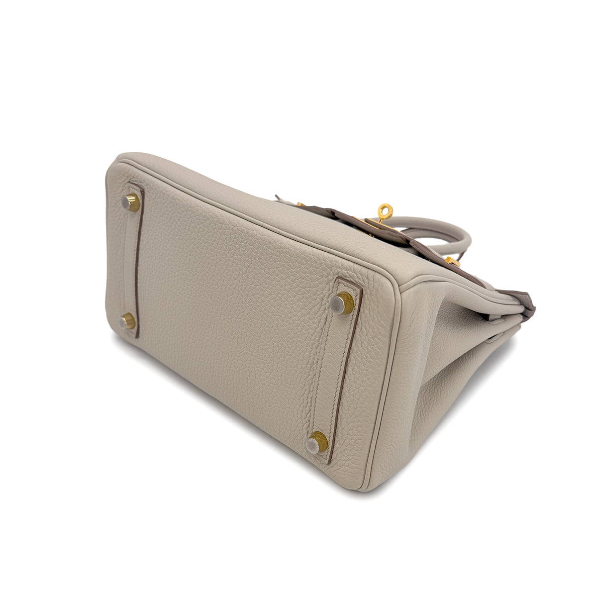 HERMES BIRKIN 25 BETON TOGO HAND BAG U GHW 90309136