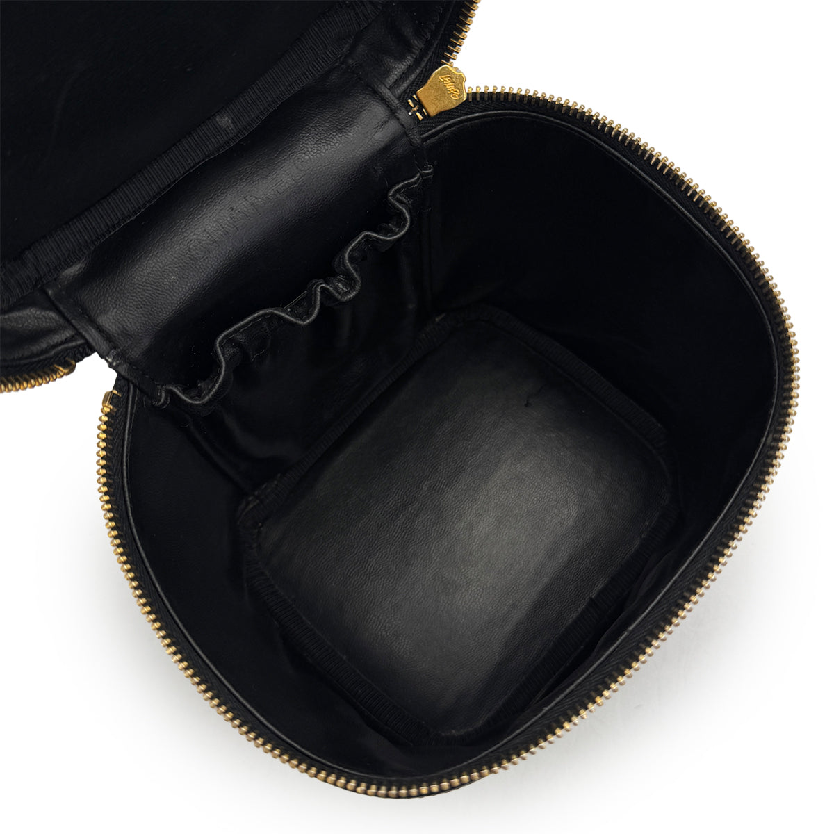 CHANEL VINTAGE VANITY HAND BAG BLACK CAVIAR SKIN 90309246 - PURPOSE