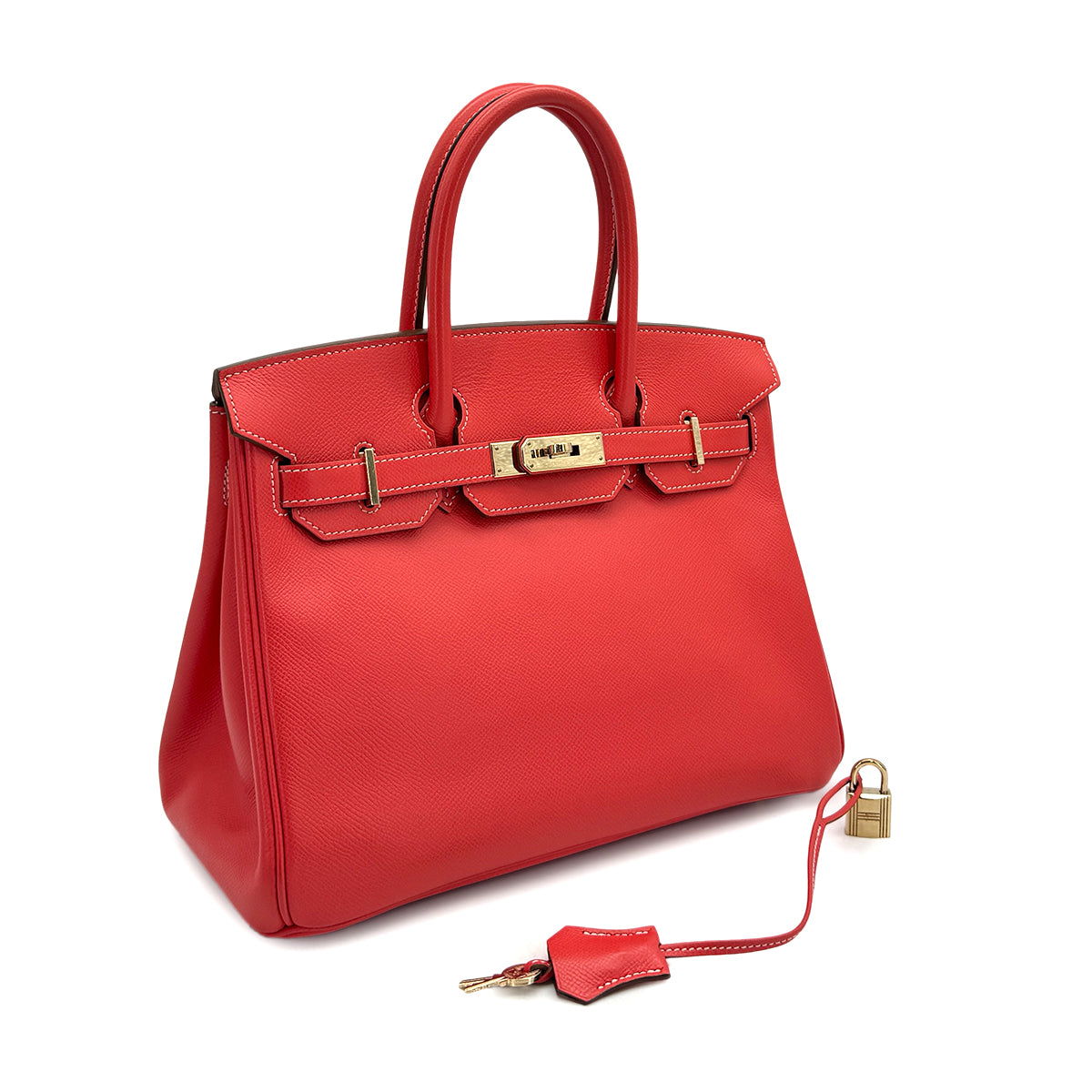 HERMES CANDY BIRKIN 30 ROSE JAIPUR GOLD VEAU EPSOM HAND BAG □P GOLD HARDWARE 90309729 - PURPOSE