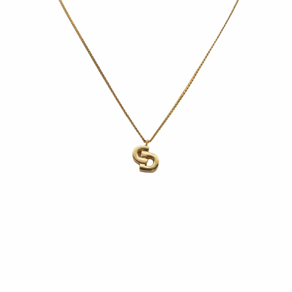 CHRISTIAN DIOR NECKLACE CD LOGO GOLD ACCESSORY 90310286 - PURPOSE