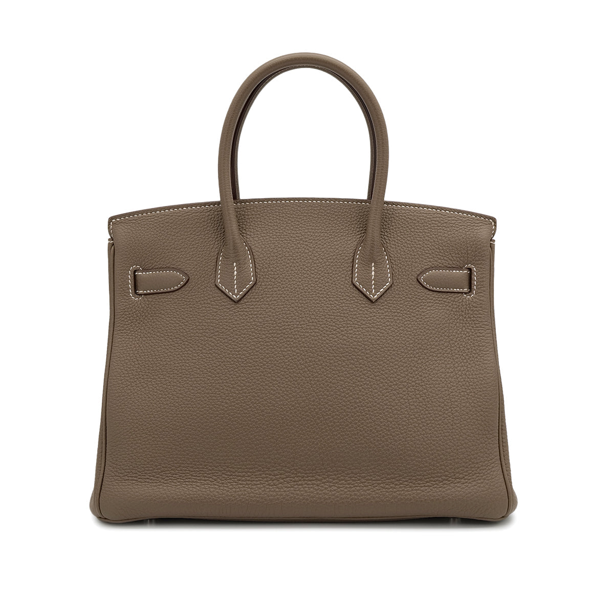 HERMES BIRKIN 30 ETOUPE TOGO HAND BAG R PALLADIUM HARDWARE 90310322 - PURPOSE