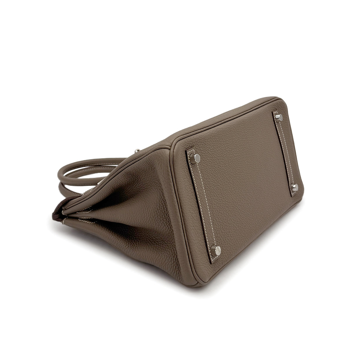 HERMES BIRKIN 30 ETOUPE TOGO HAND BAG R PALLADIUM HARDWARE 90310322 - PURPOSE