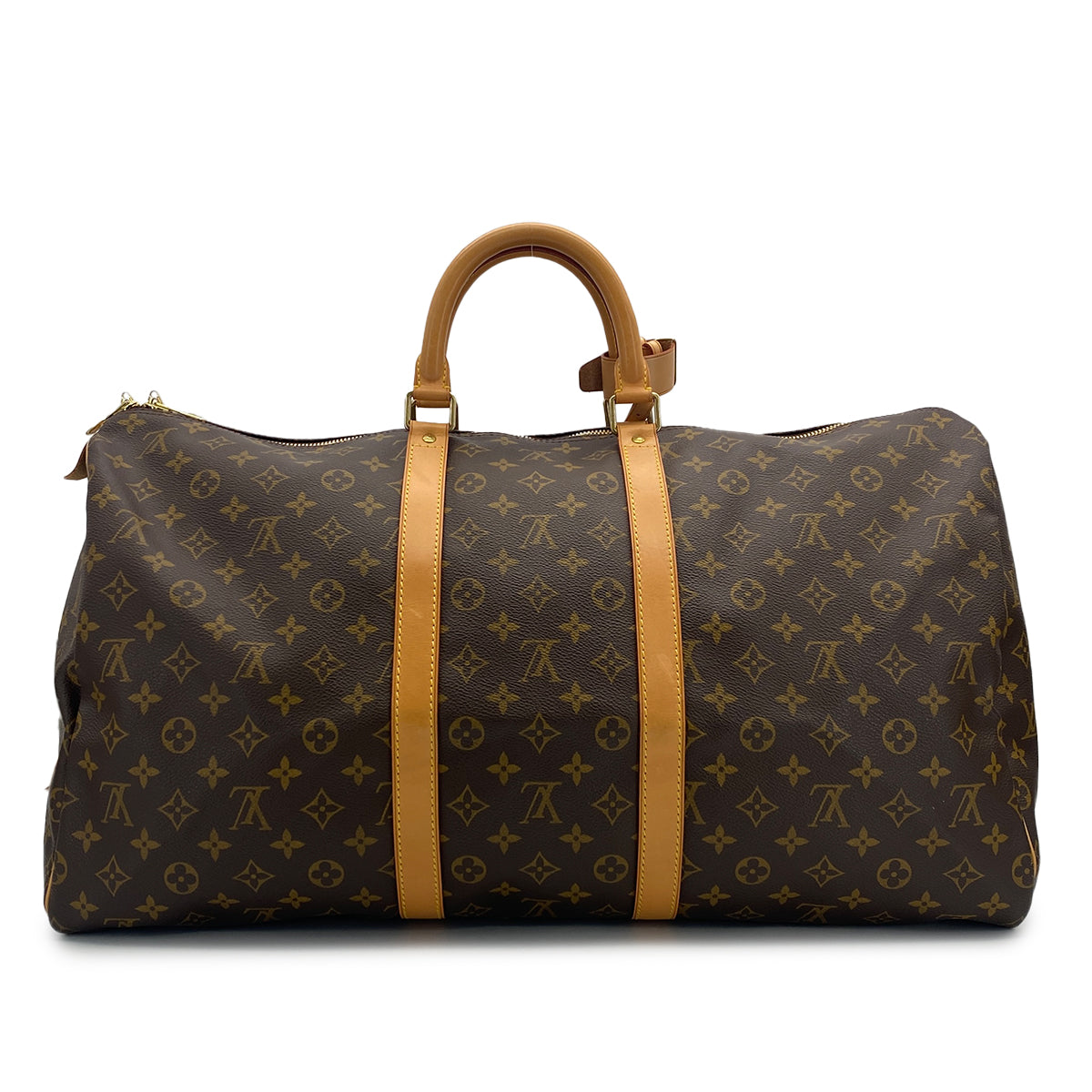 LOUIS VUITTON MONOGRAM KEEPALL 55 LUGGAGE BROWN M41424 90318284