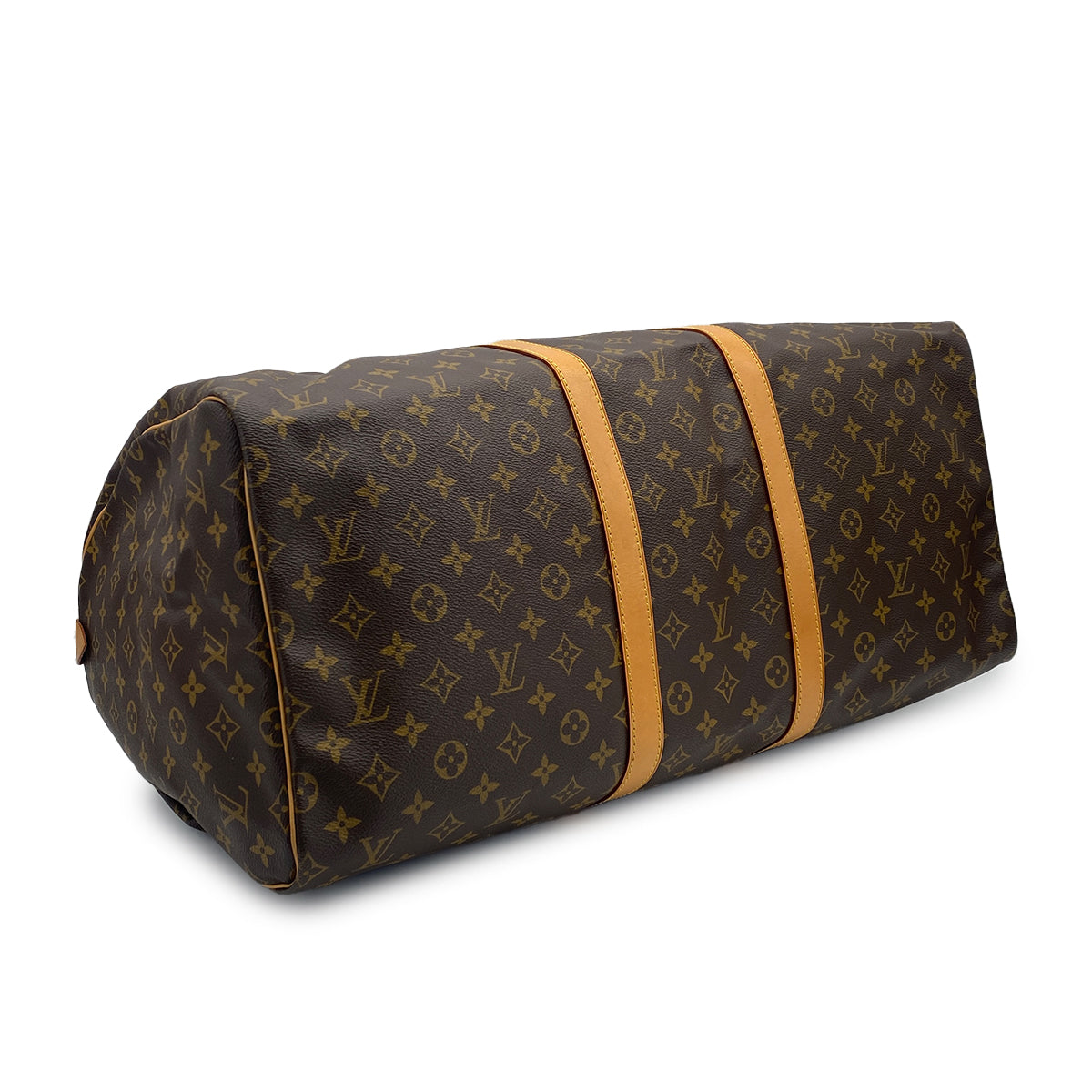 LOUIS VUITTON MONOGRAM KEEPALL 55 LUGGAGE BROWN M41424 90318284