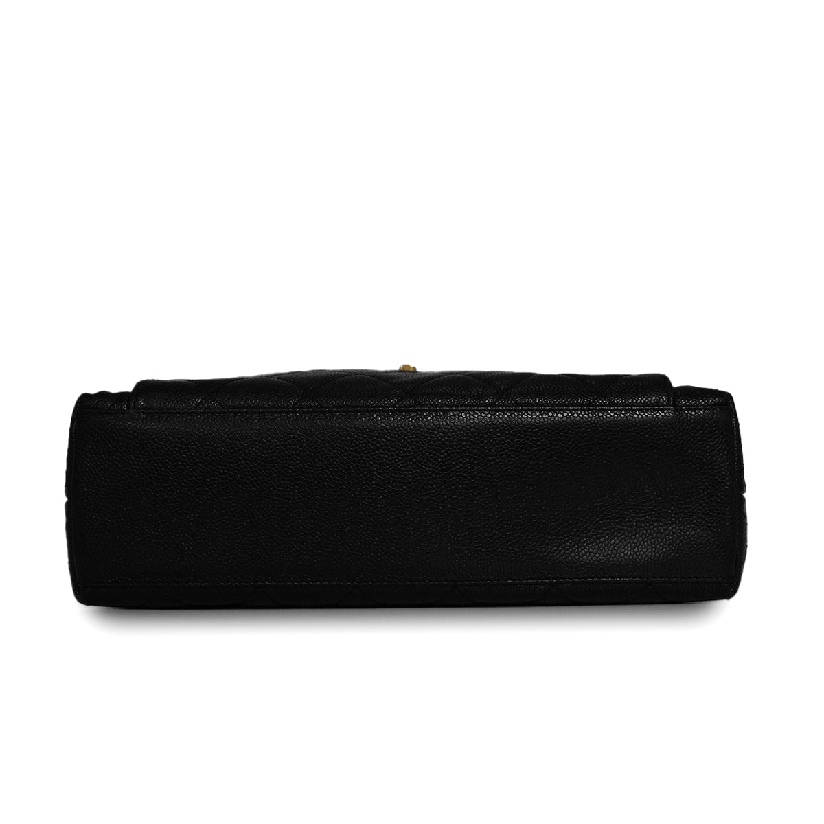 INTAGE CHANEL MATELASSE SHOULDER BAG BLACK CAVIAR SKIN SILVER HARDWARE 90346115