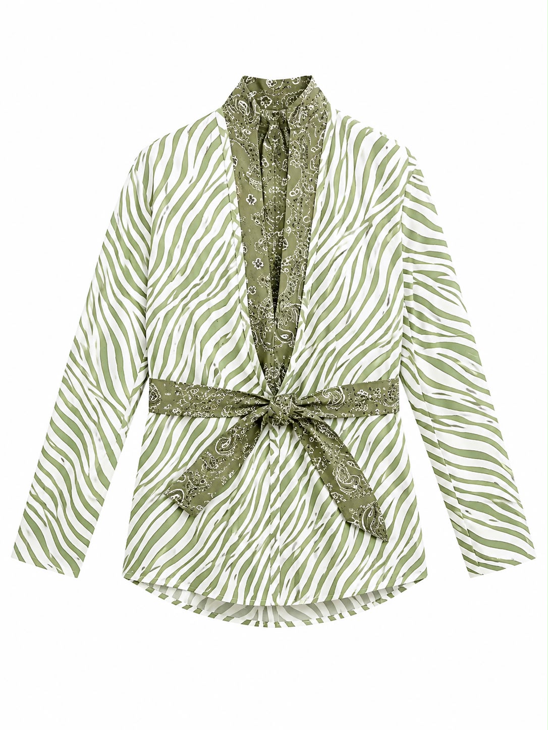 JACKET SCARLETT ZEBRA KHAKI BANDANA MCL13026