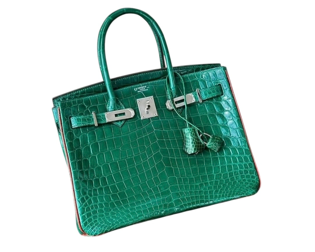 Hermes Birkin 30 HSS Emerald/Geranium PHW SYCYB1077