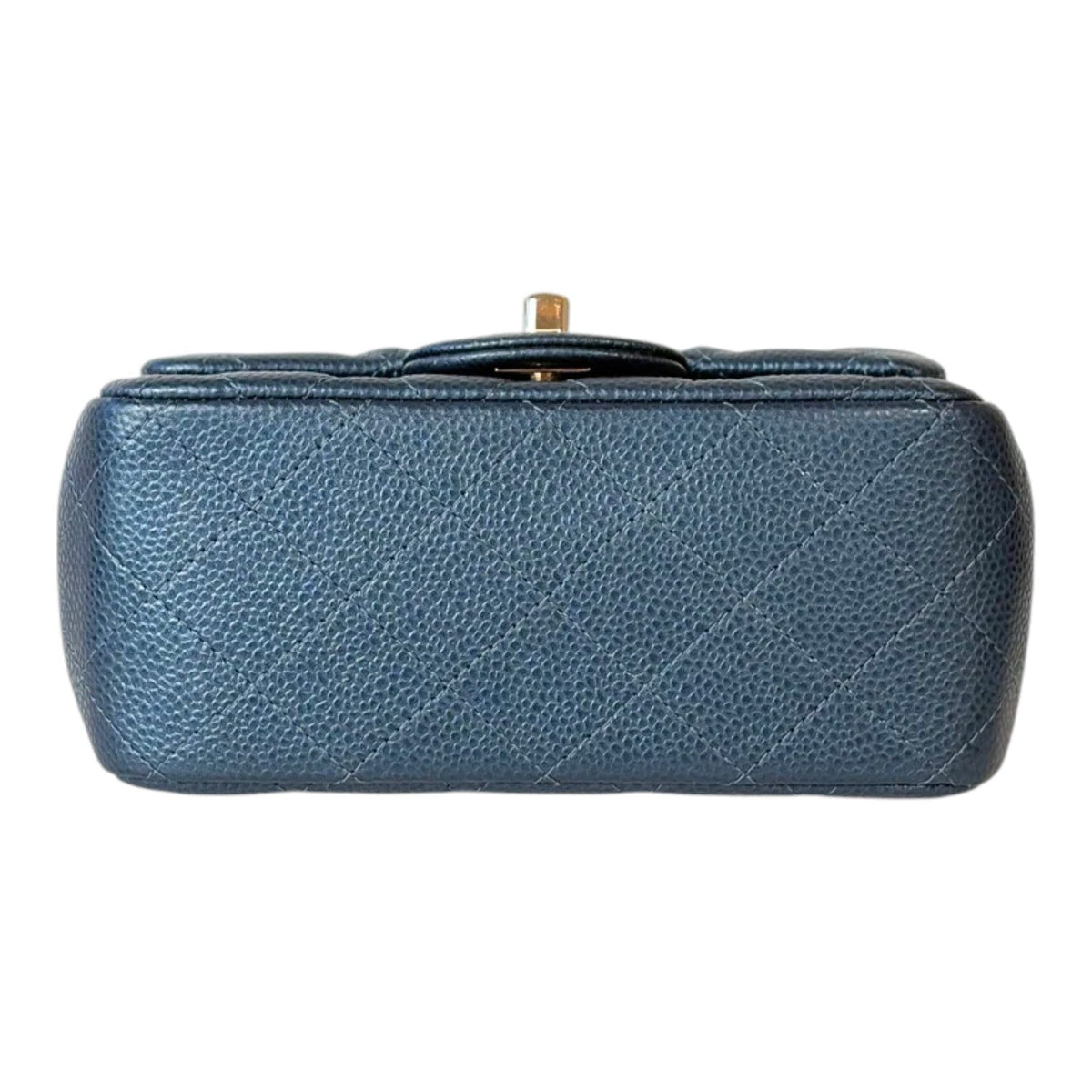 Chanel Classic Flap Mini Square in Blue Caviar Bag