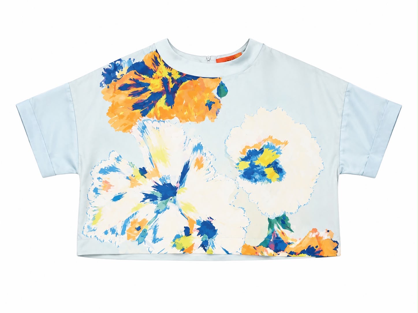TEE ANDY MINT ORANGE GRADIENT FLORAL MCL12979