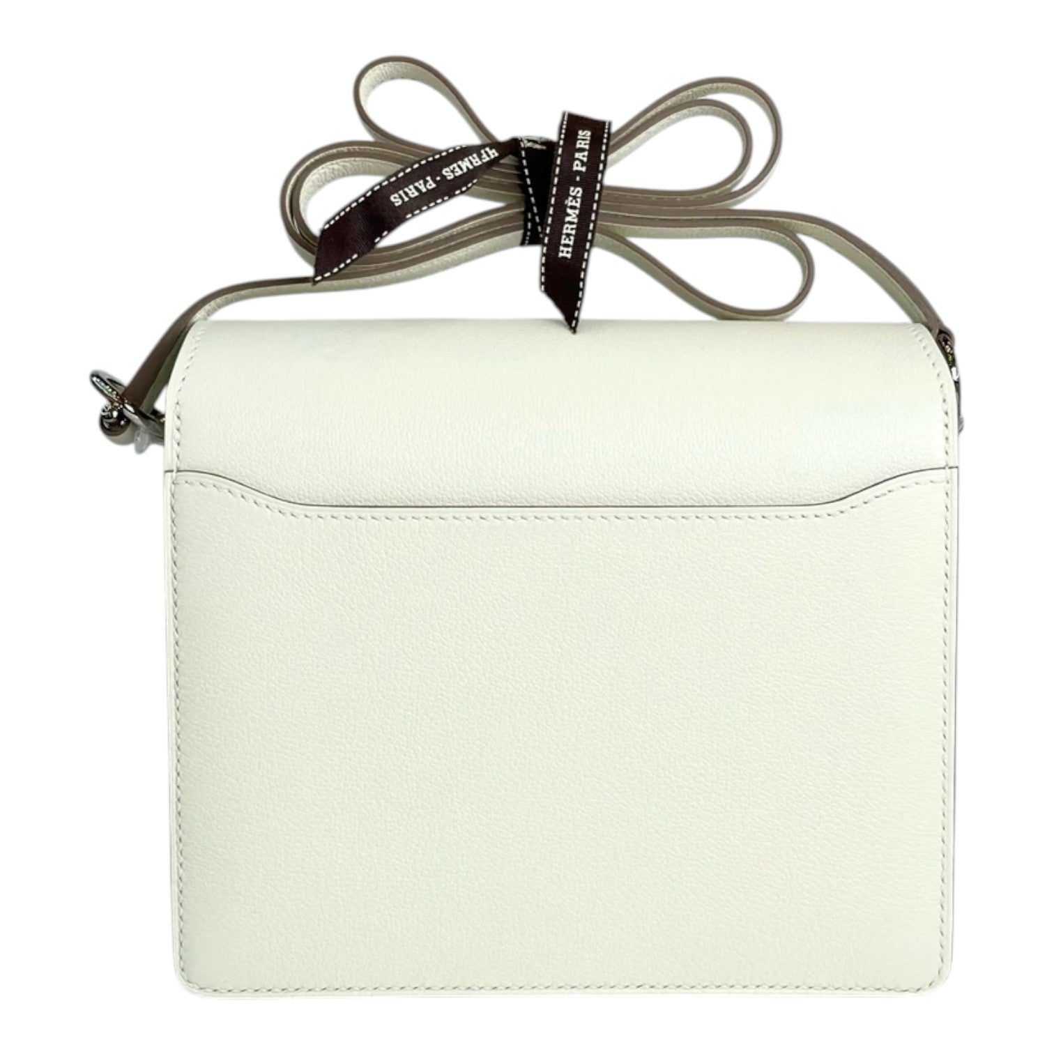 Hermes Mini Roulis Bag in Verso Mushroom & Biscuit Evercolor
