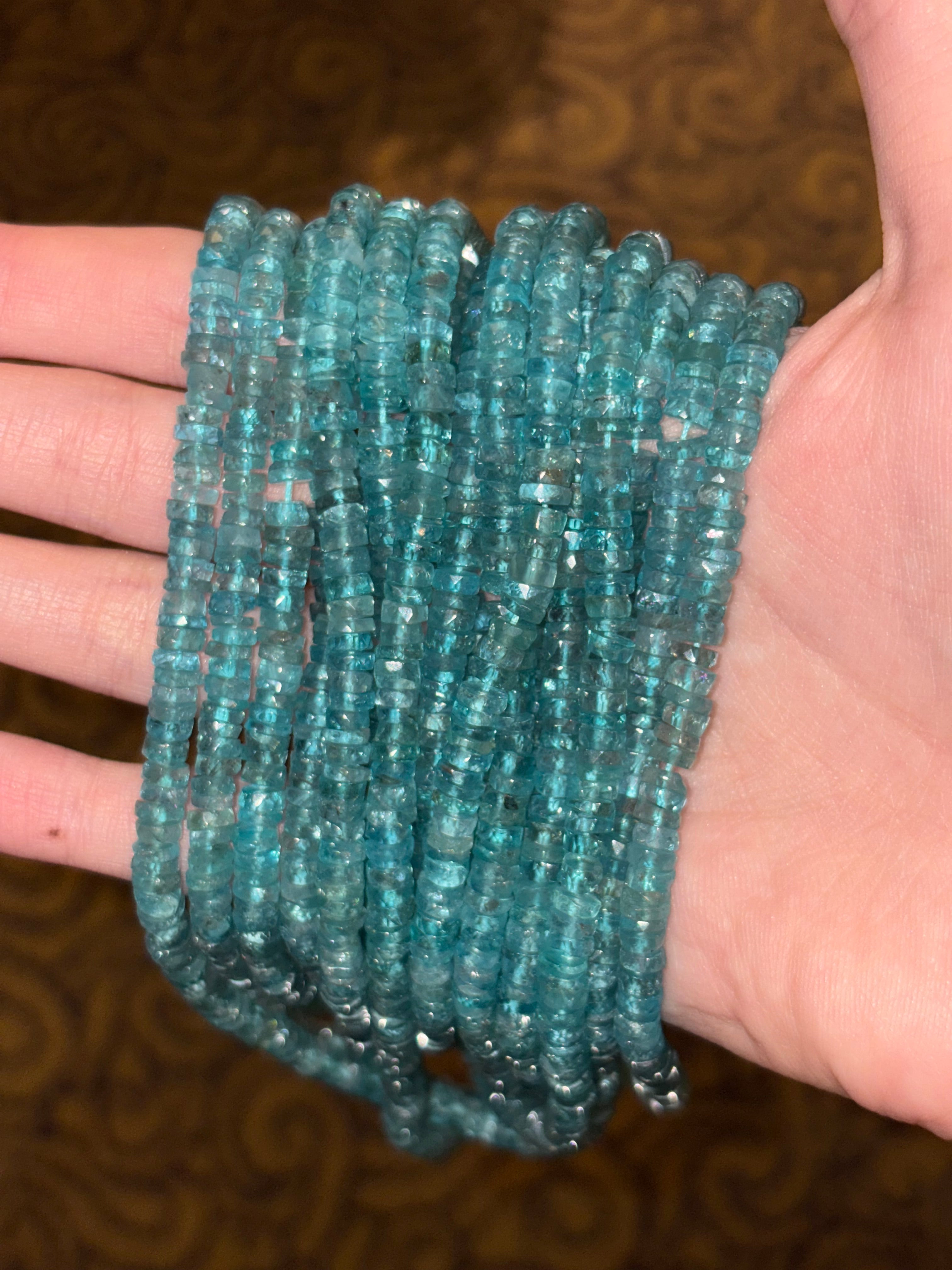 Apatite Rondelle 16" #15 THAIC0390