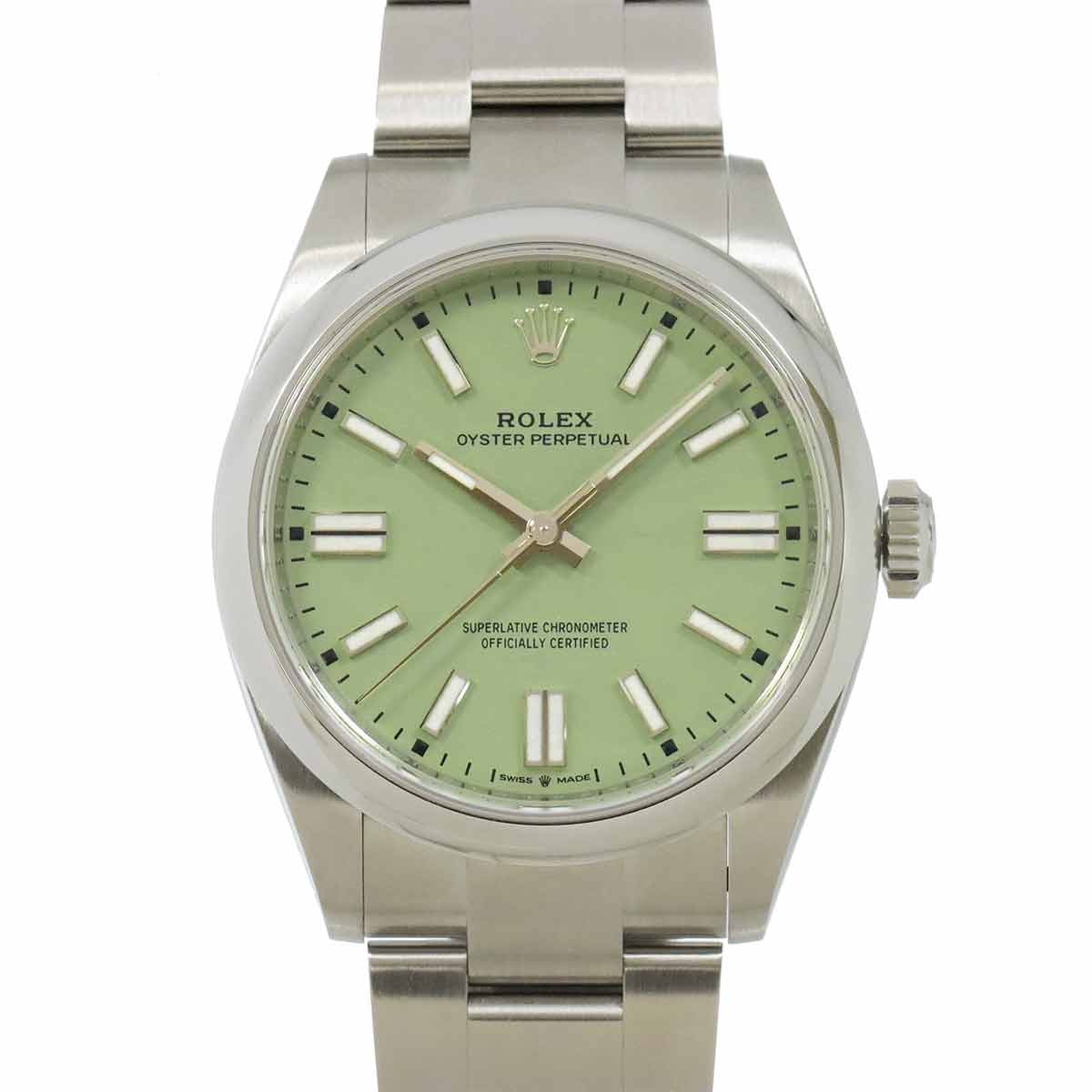 ROLEX Oyster Perpetual 134300 Serial Random Automatic Pistachio Dial 902886520