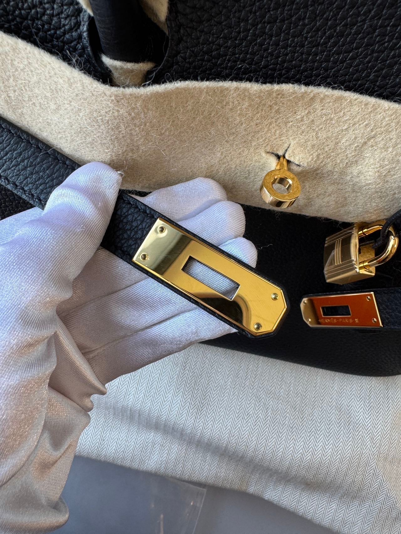 Hermès Birkin 30 Black Gold Hardware – Z Stamp