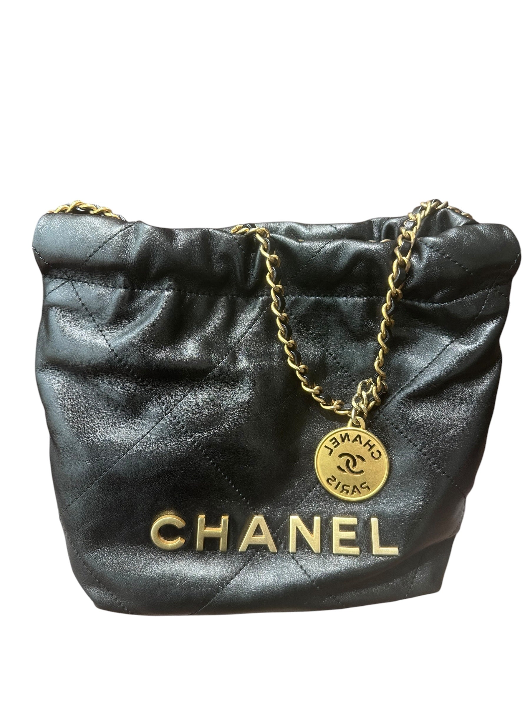 Chanel Mini 22 with Gold Hardware