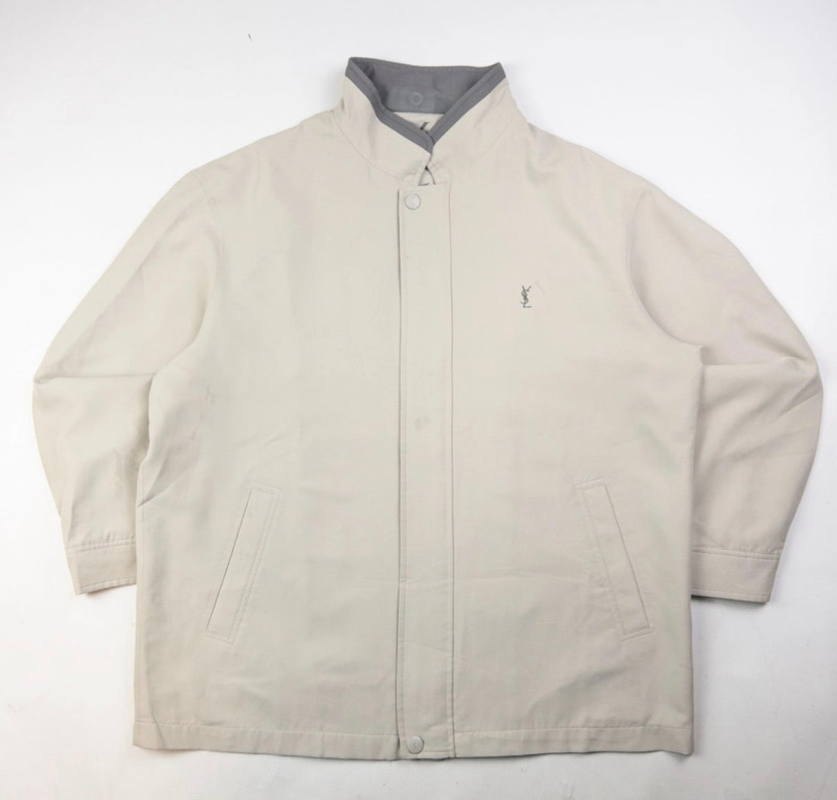 Vintage YSL Yves Saint Laurent Harrington Jacket Size L DBXM0014