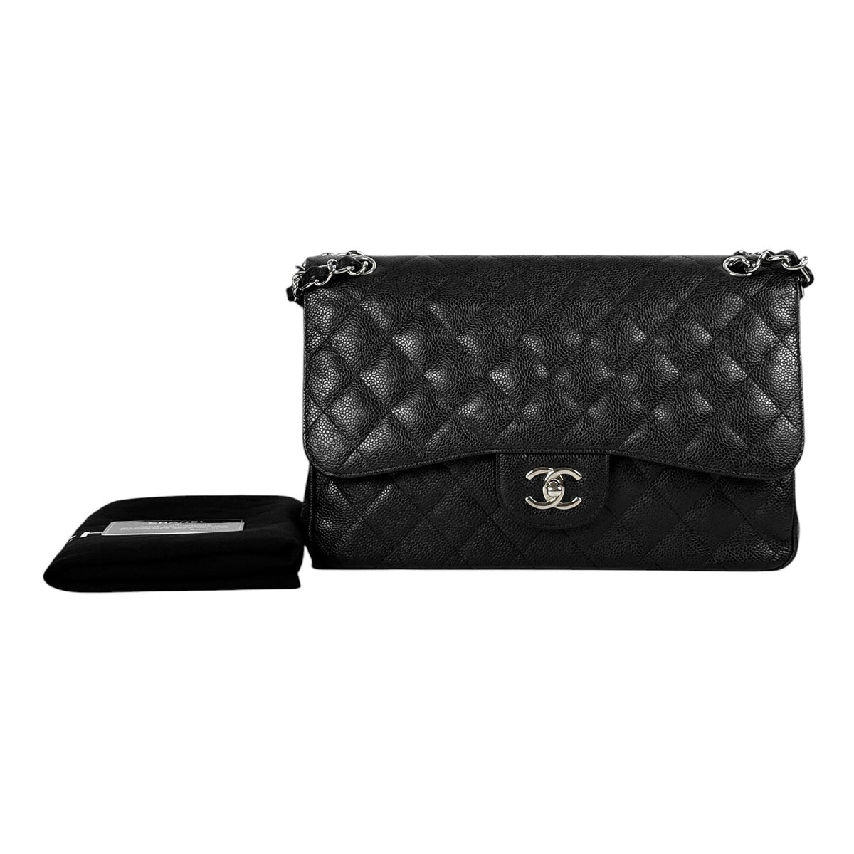 Chanel Black Jumbo Classic Flap Bag