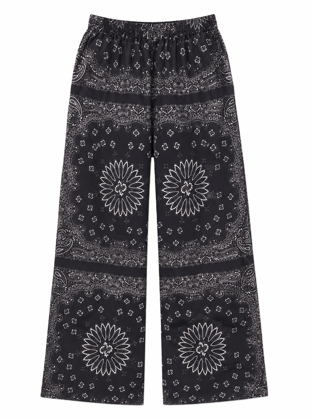 TROUSER PLACEMENT BANDANA BLACK WHITE MCL13020