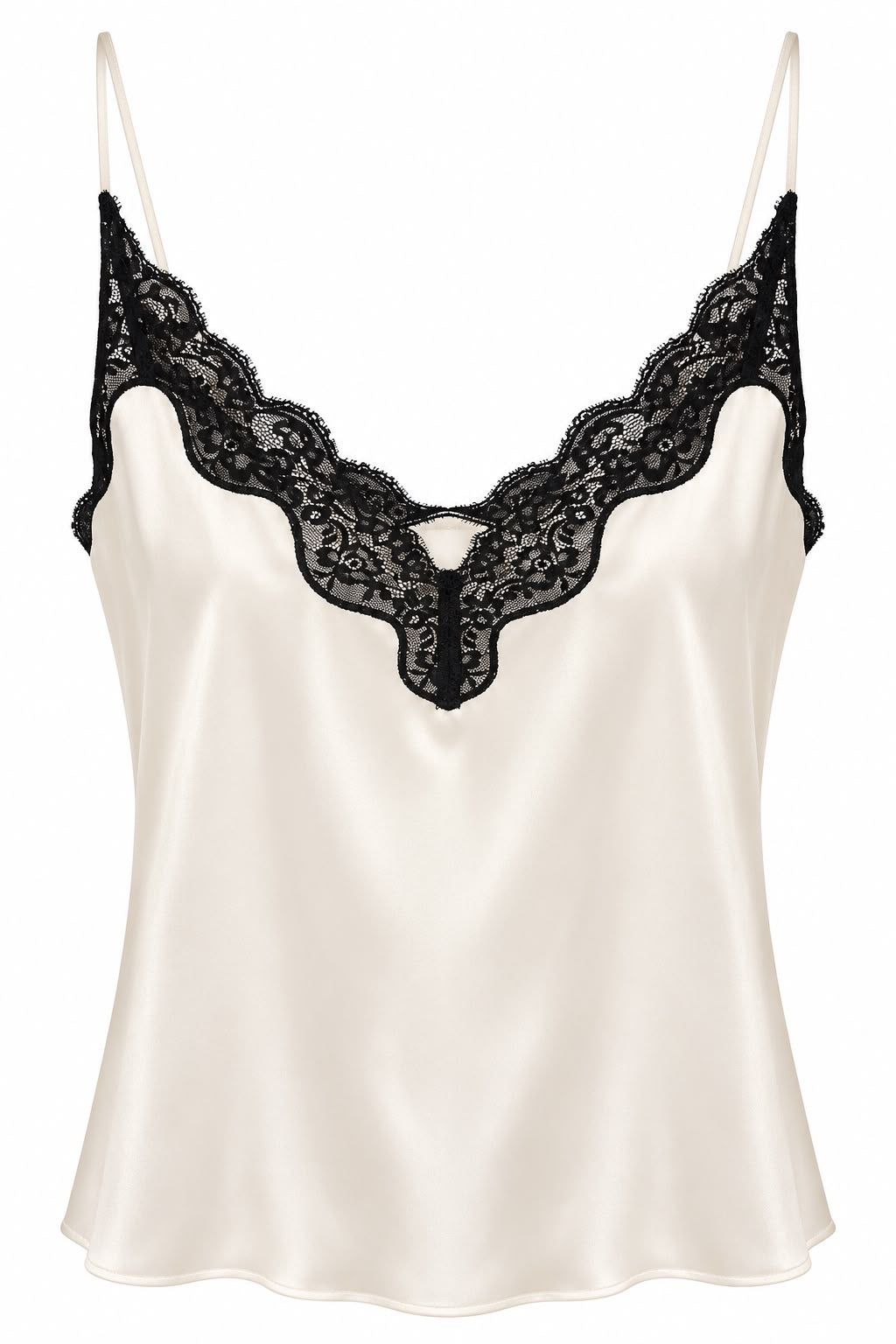 PIP TOP OFF WHITE BLACK SILK AVAILABLE IN XS, S, M, L, XL MCL13291