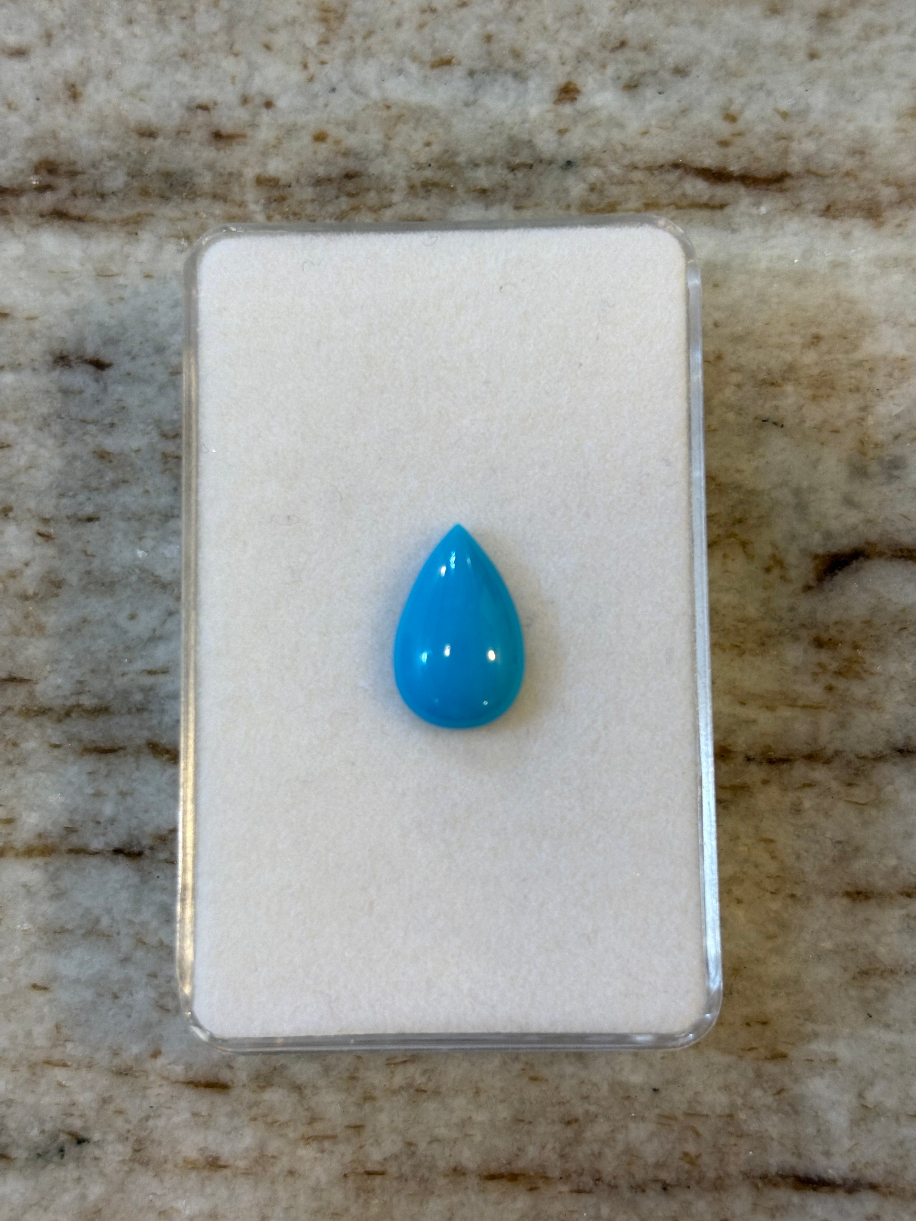 2.95ct Pear Sleeping Beauty Turquoise Arizona DXBCS5719