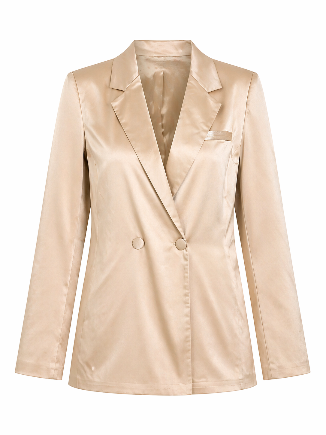 JACKET JUSTIN BEIGE ORGANZA DETAIL MCL00992