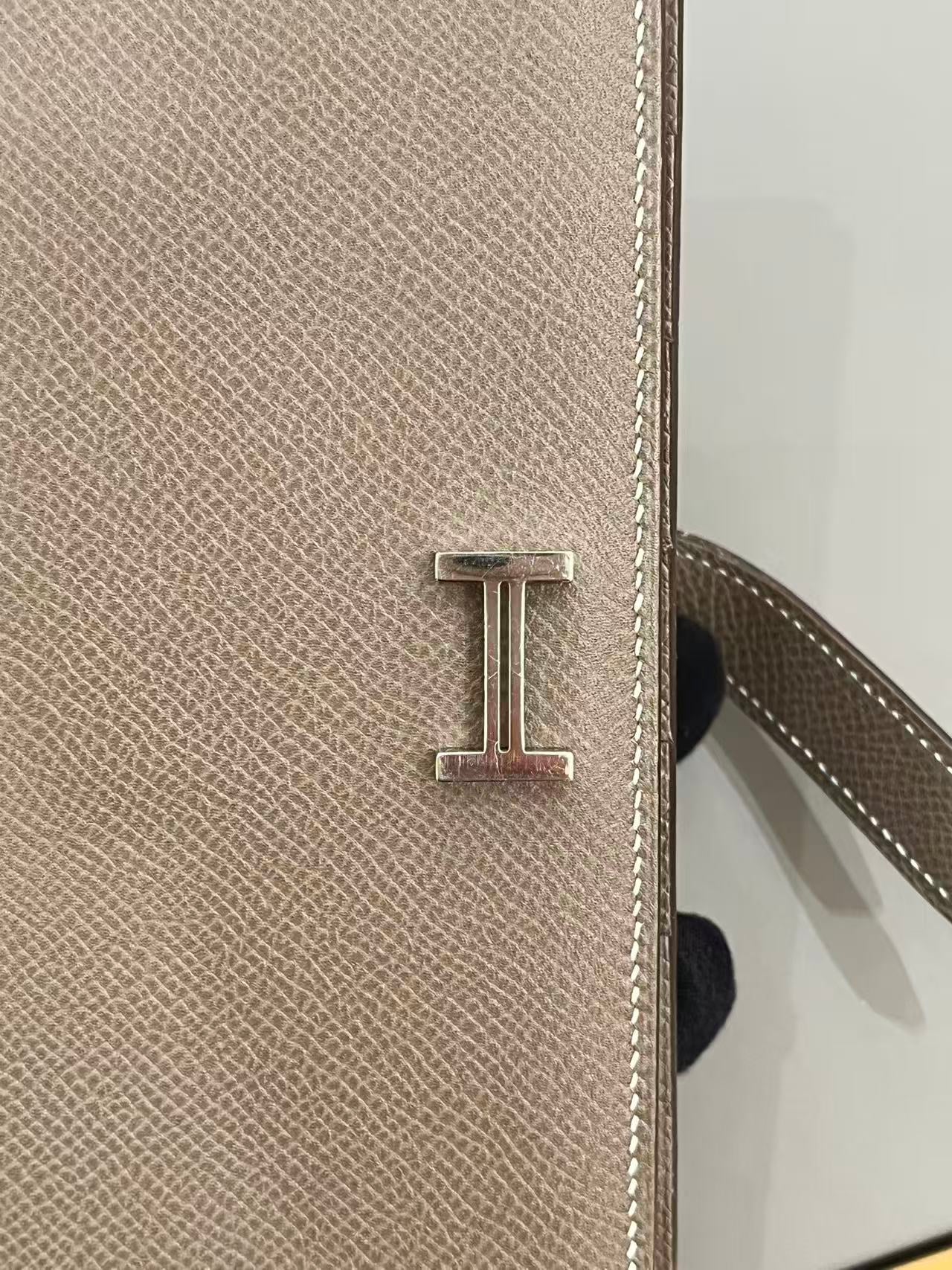 Hermès Bearn Long Wallet - Etoupe (Elephant Grey)