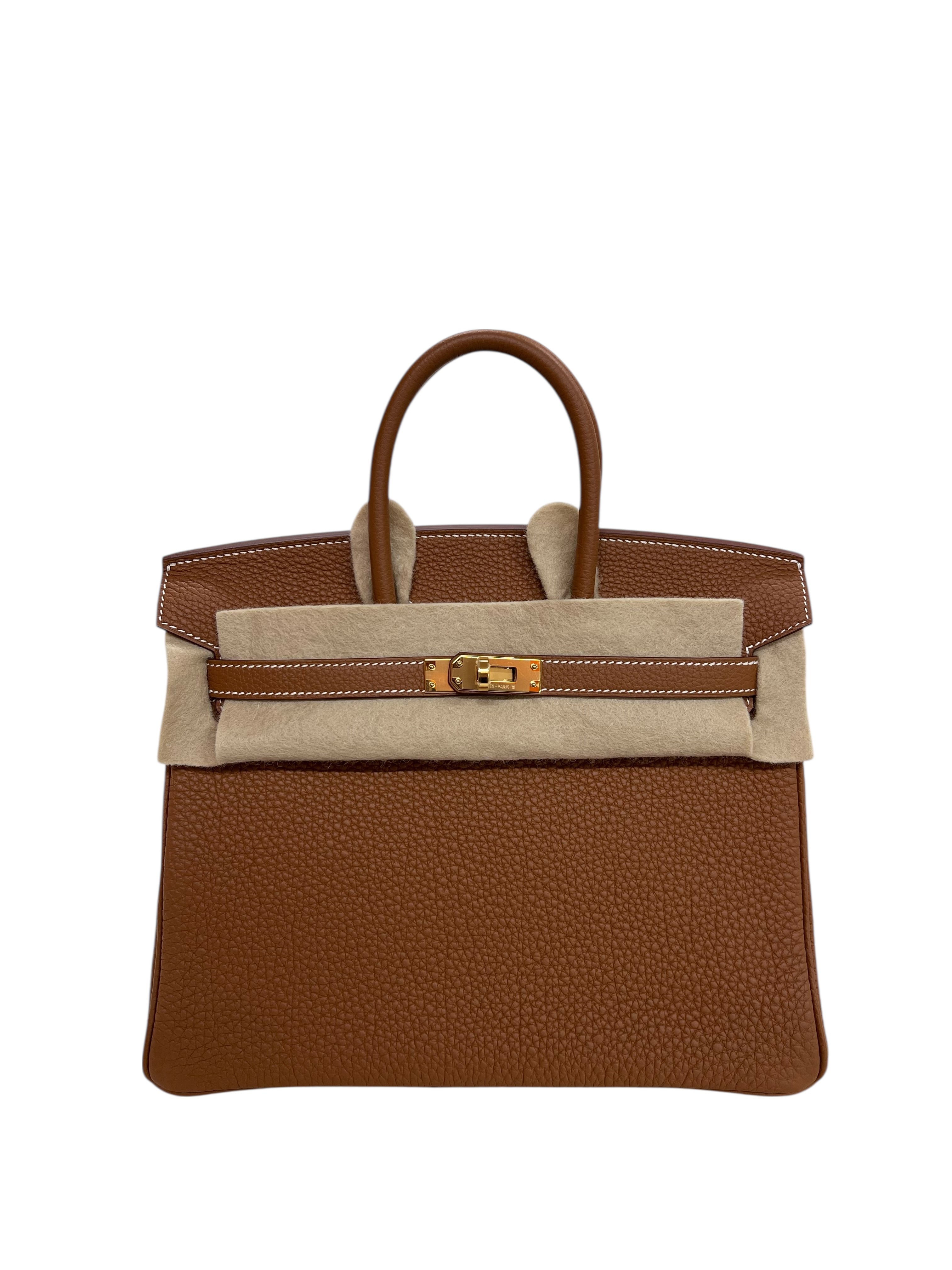 Hermes Birkin 25 Gold Togo #K SKCJB-290180