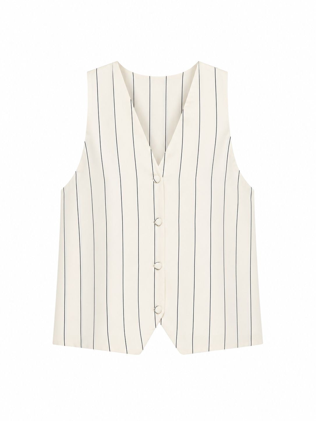 WAISTCOAT PINSTRIPES BISCUIT MCL11431
