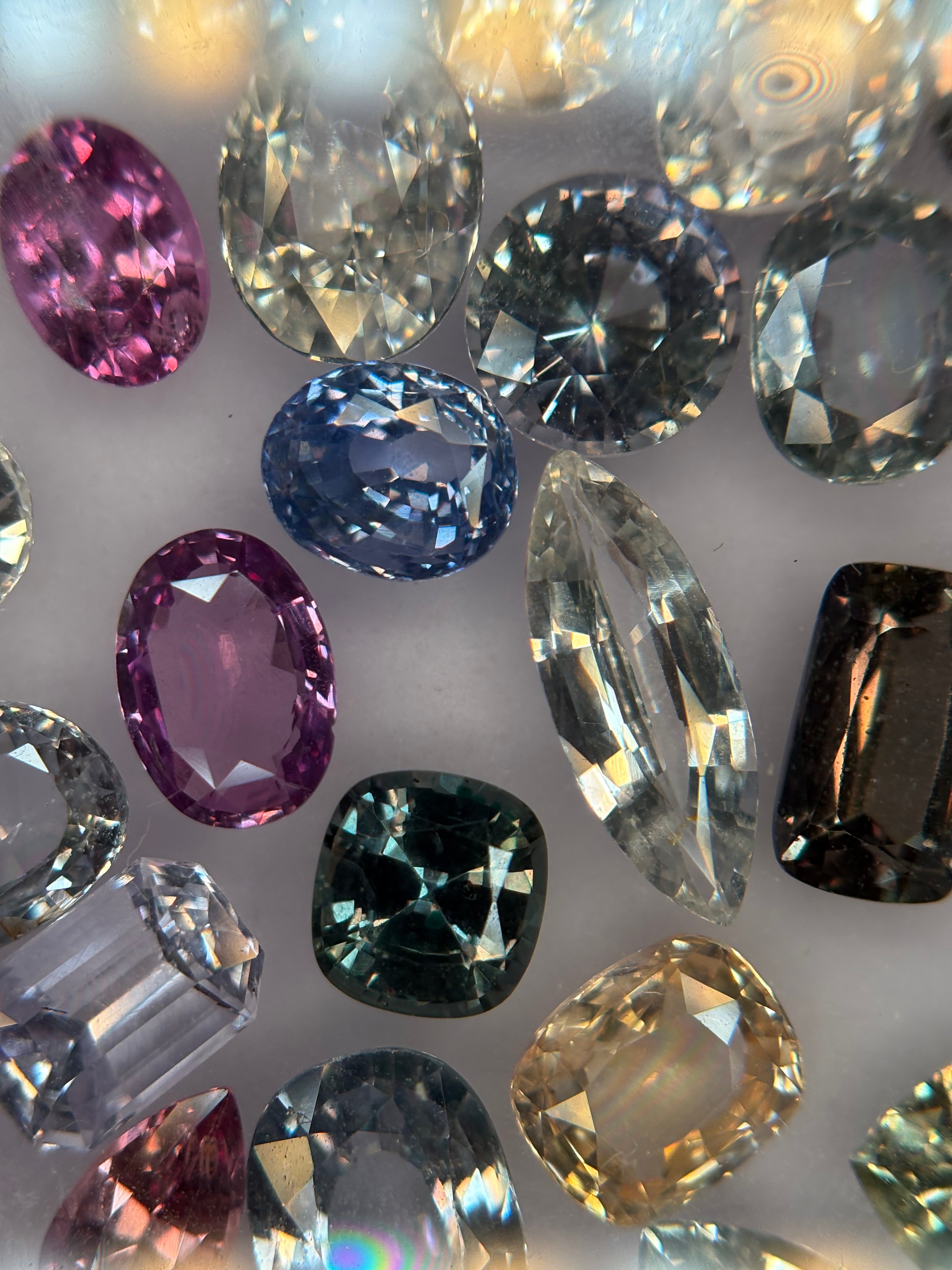 50.00ct No Heat Sapphire Lot DXBCS4789