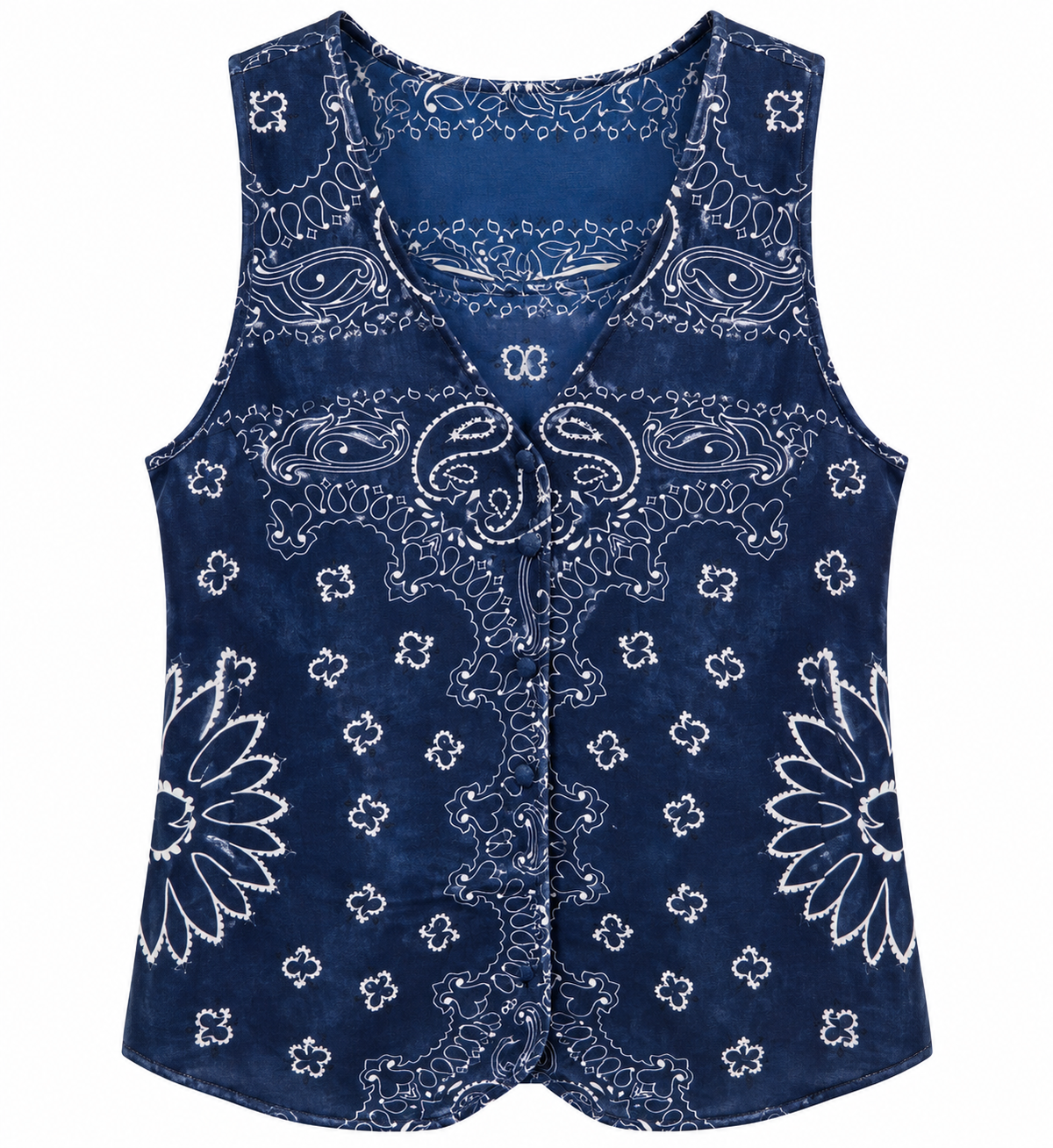 WAISTCOAT VELVET BANDANA SILK LINING MCL13268