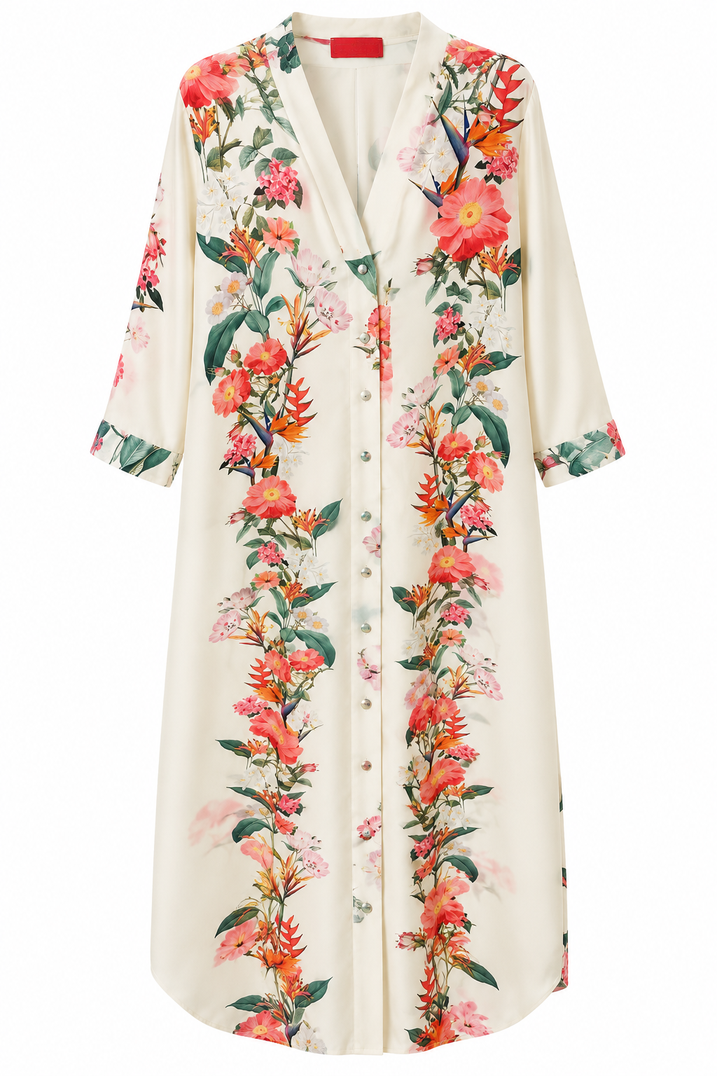DRESS JEANNE WHITE GREEN ONE PIECE NO BESPOKE MCL13242