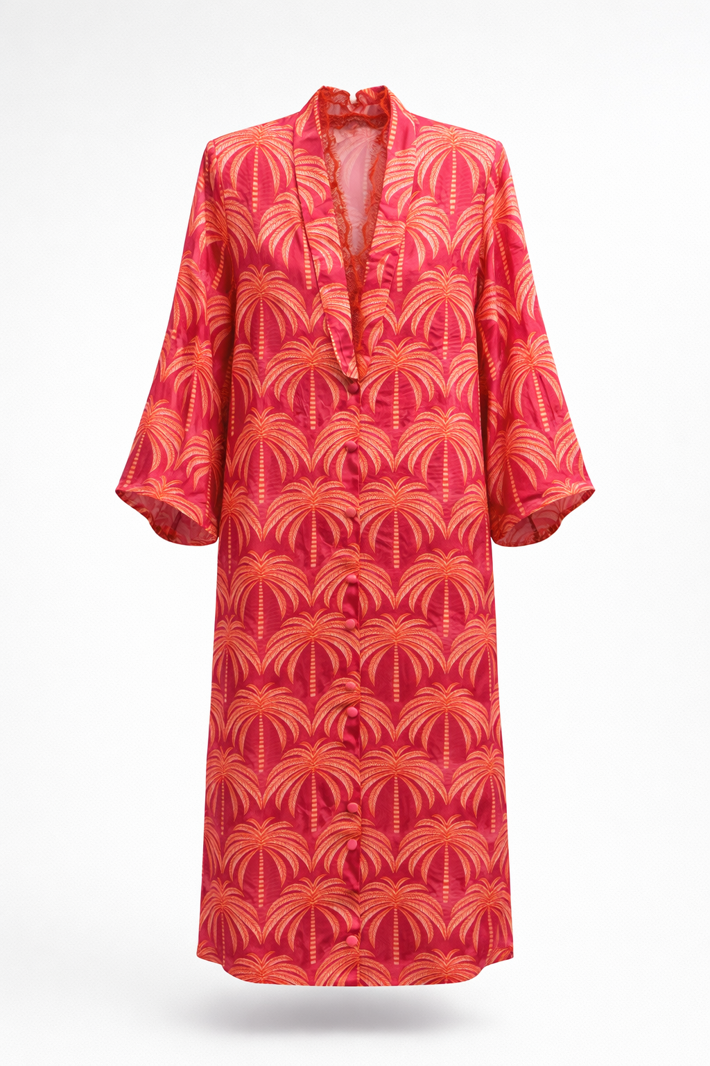 DRESS JANA PALMTREE LACE DETAILS MCL00575