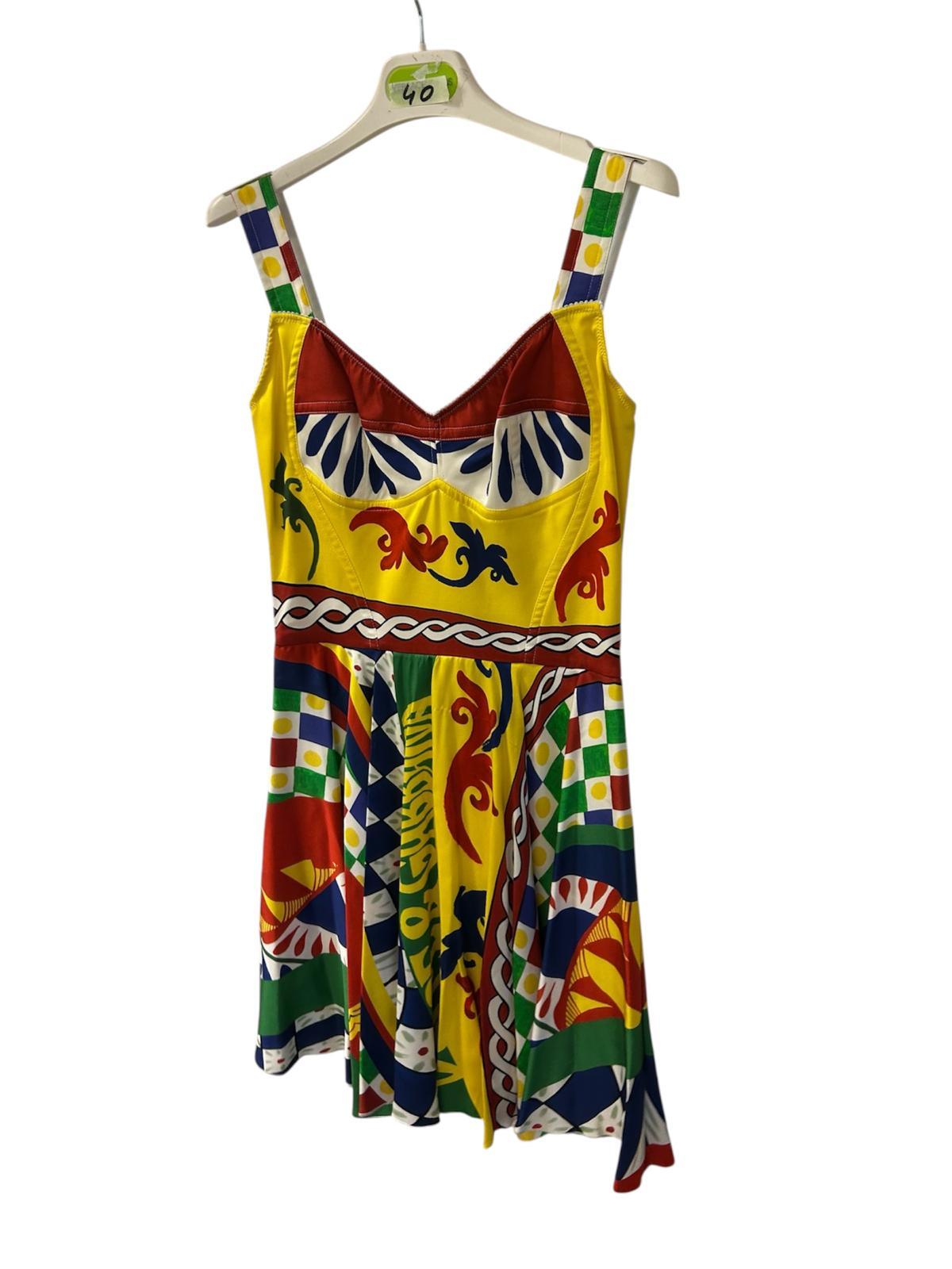 Dolce & Gabbana DRESS MulticolourS CARRETTO Print DG4000B