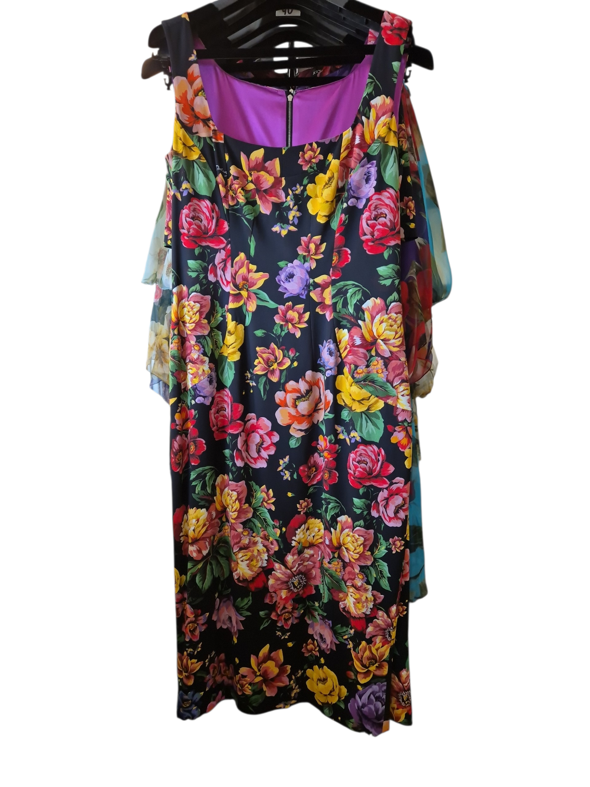 Dolce & Gabbana Dress Midi Multicolour Flowers DG4209B