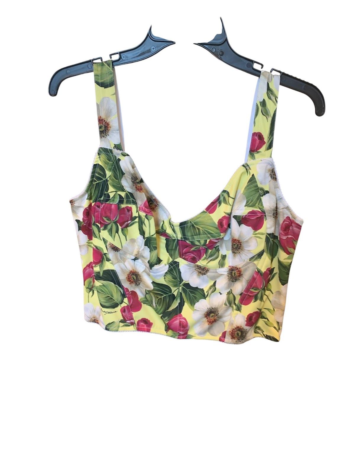 Dolce & Gabbana Top Multicolour Flora Print DG3228B