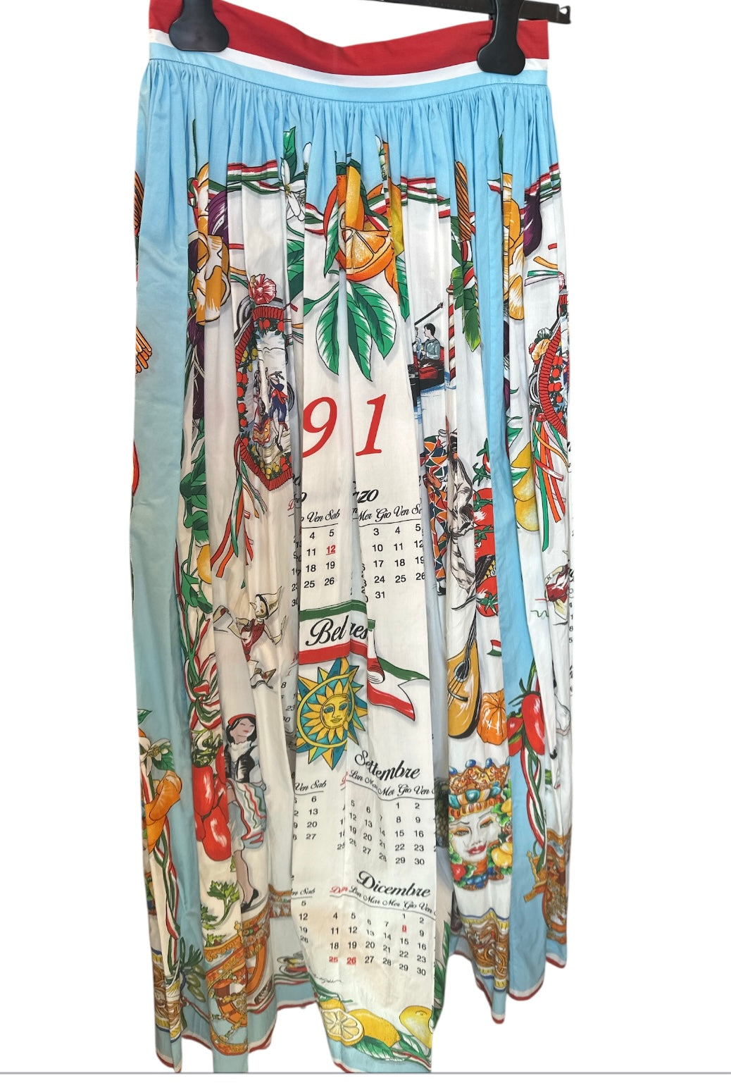 Dolce & Gabbana Multicolour Food Memories Skirt DG9044B