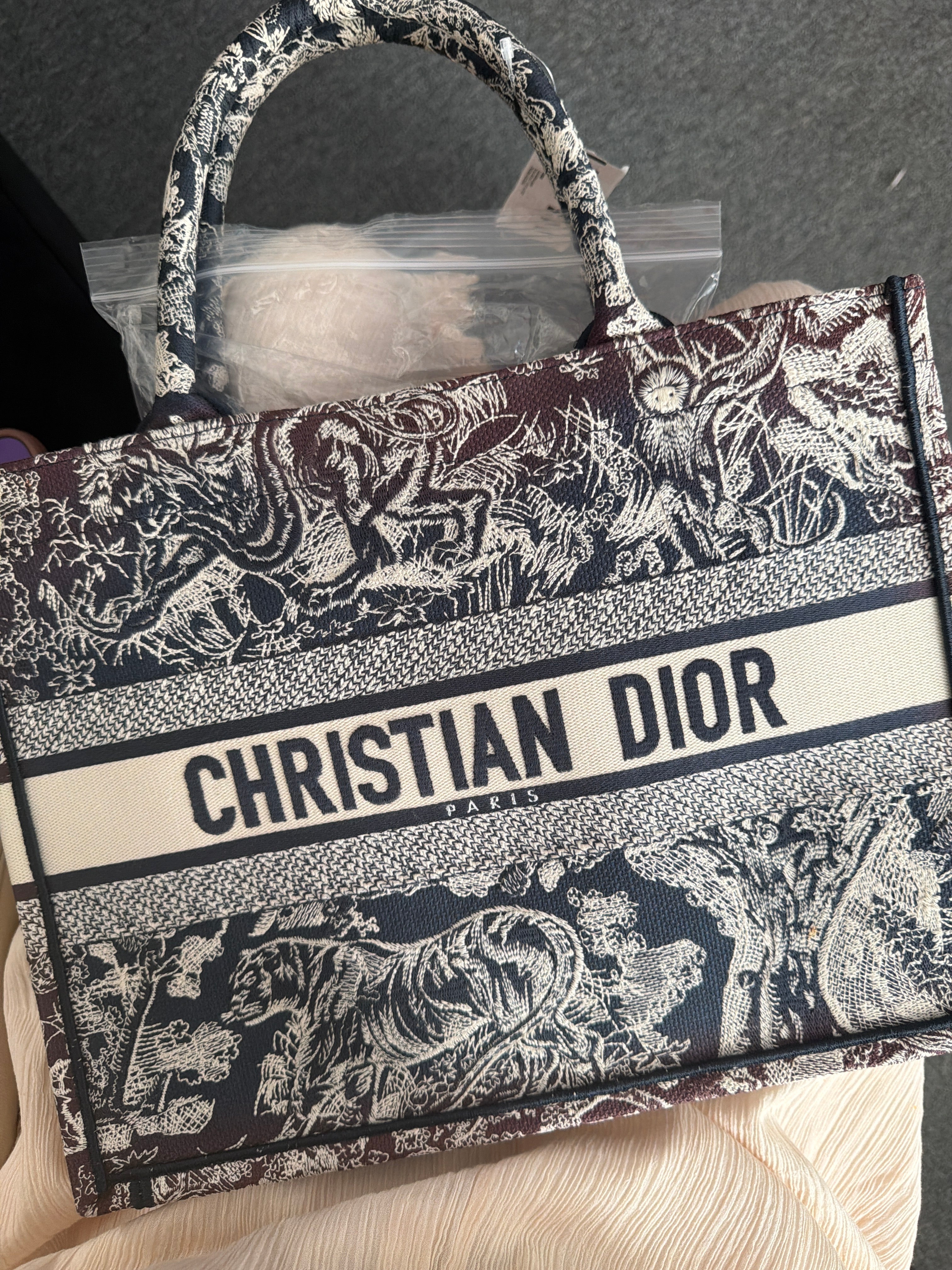Book tote medium toile print 3jkvocyoutk AKC0665