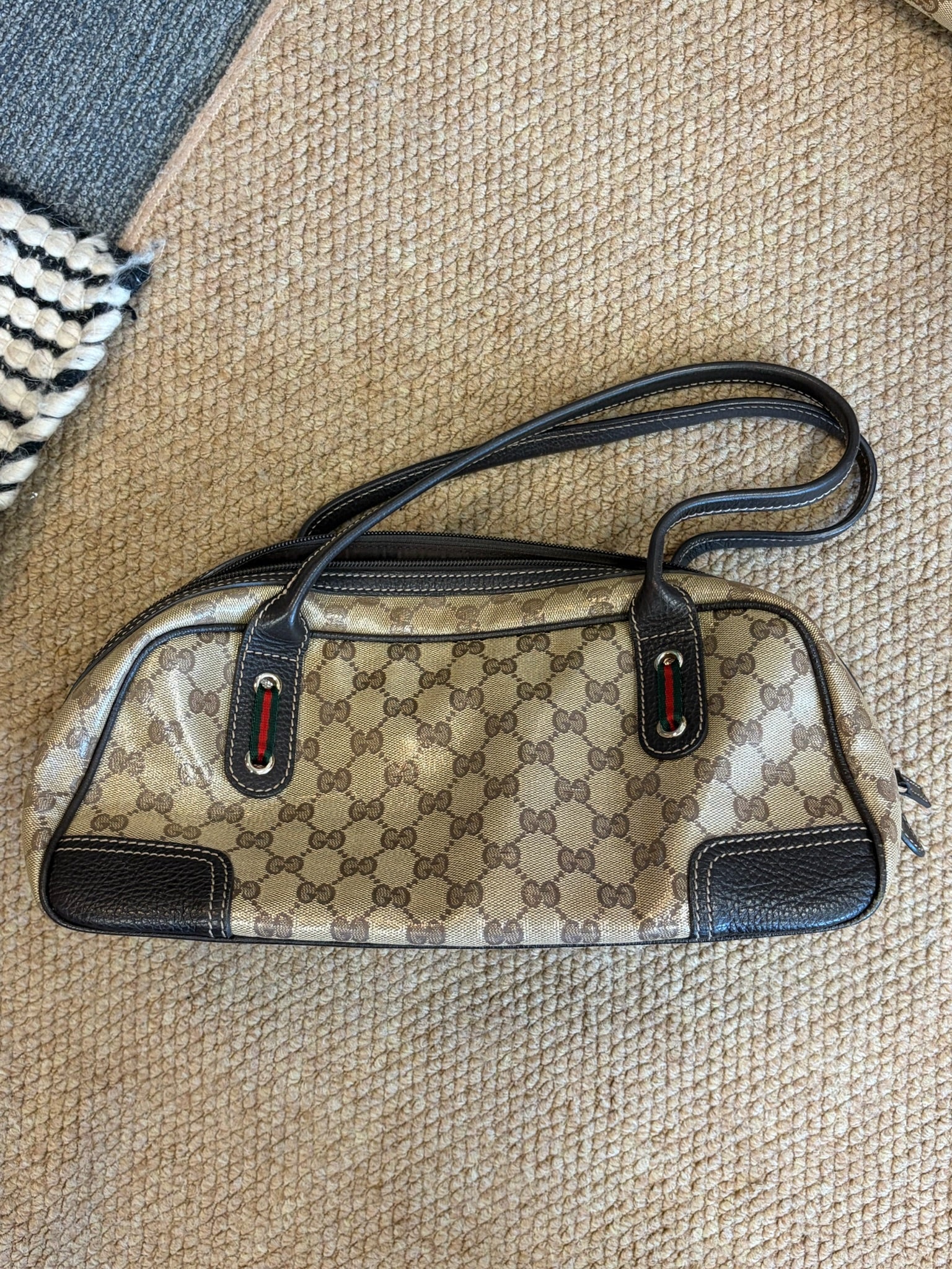 Gucci GG Glossy Boston Handbag