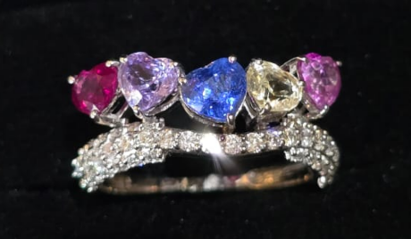 2.61ct Unheated Burma Sapphire Ring SKH1078