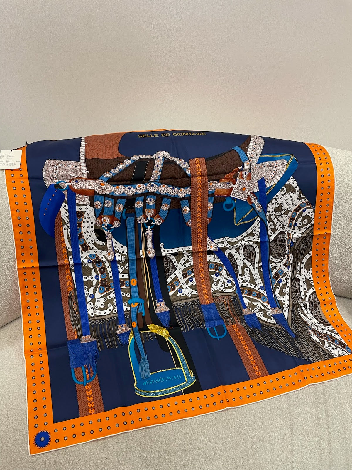 Hermes 90* 90 Silk Scarf ALC3693