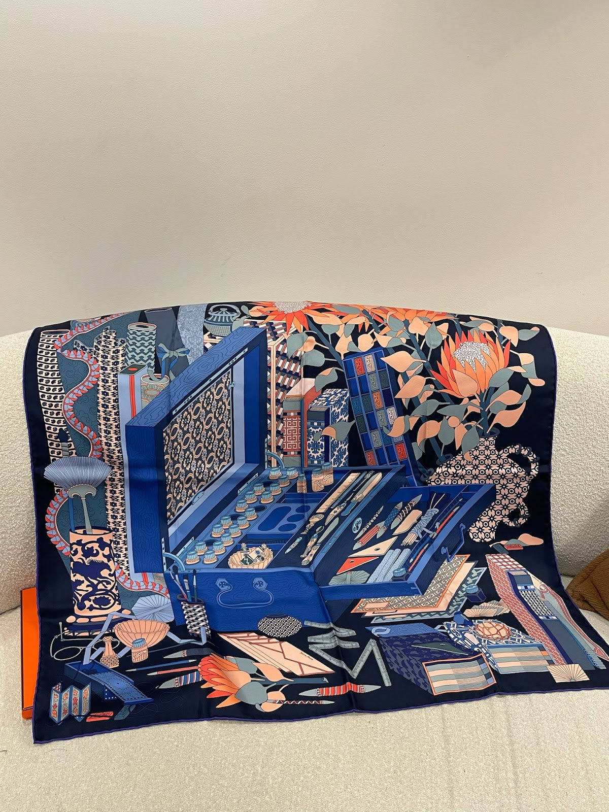 Hermes 90* 90 Silk Scarf ALC3694