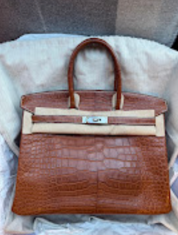 Hermes Birkin35 fauve phw Square p Matt ALTC0577